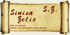 Siniša Zelić vizit kartica